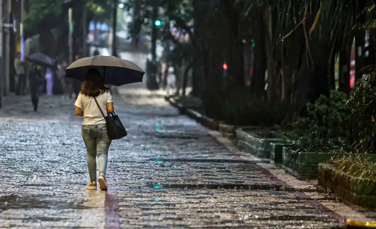 Chuva, vento e temporais devem atingir o Sul e Sudeste do país nos próximos dias