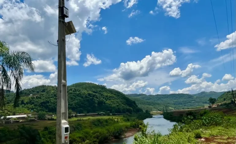Muçum ganha sensor inovador para monitorar nível do Rio Guaporé