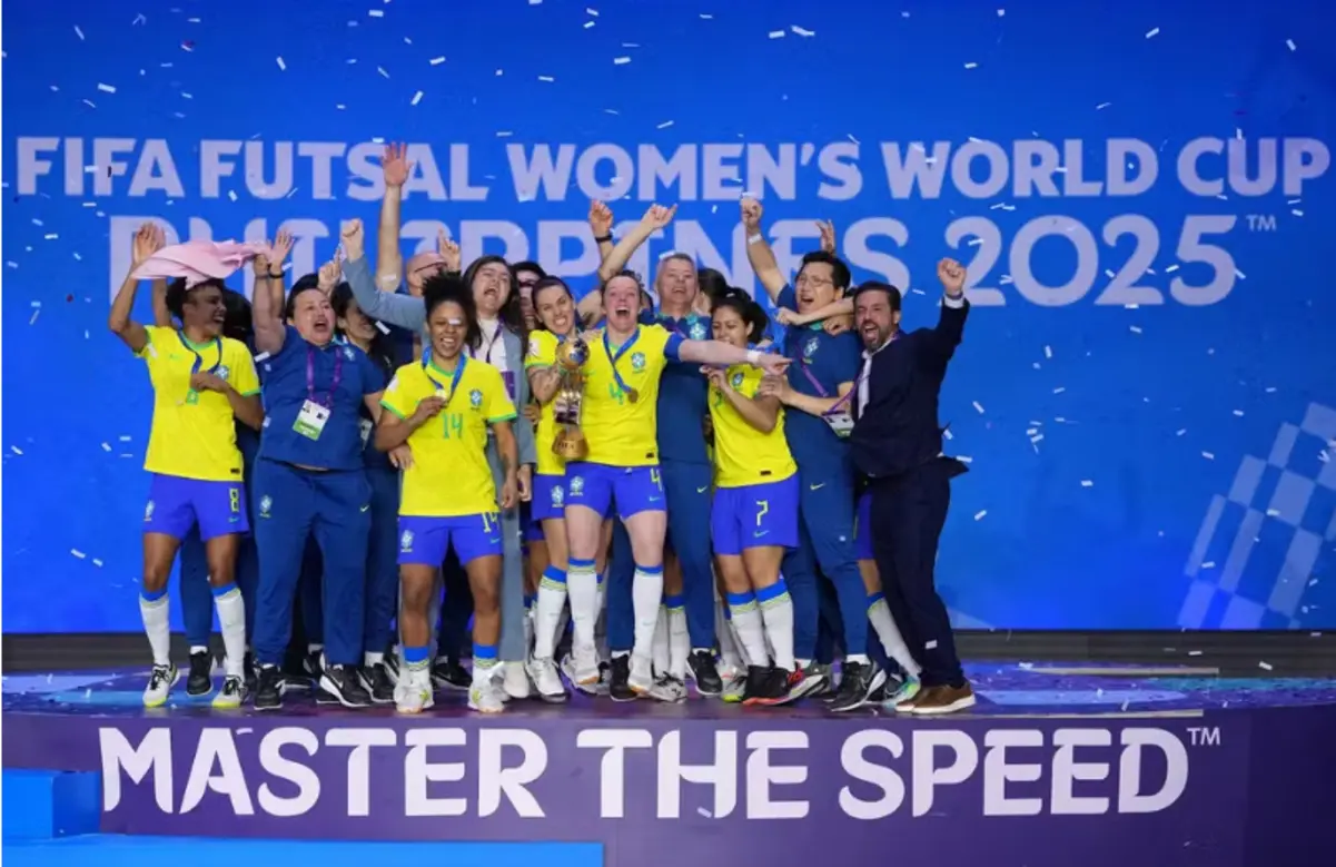 Brasil faz história e conquista a primeira Copa do Mundo de Futsal Feminino da Fifa