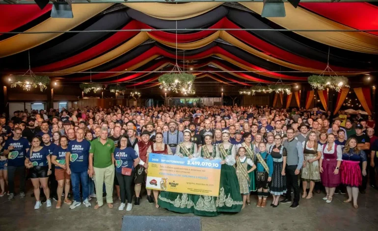 Oktoberfest de Igrejinha fortalece ação social com mais de R$ 3 milhões repassados