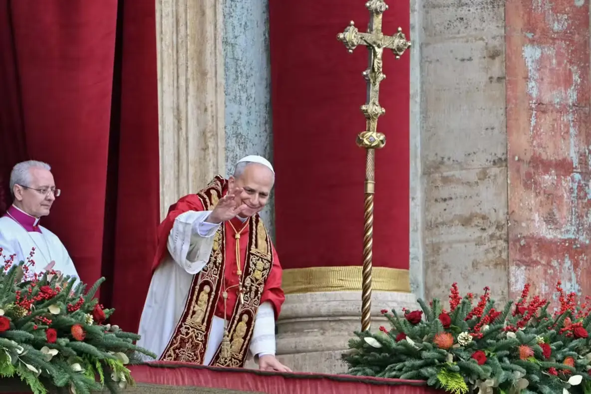 Papa Leão XIV pede paz em Gaza e Ucrânia em 1º Natal
