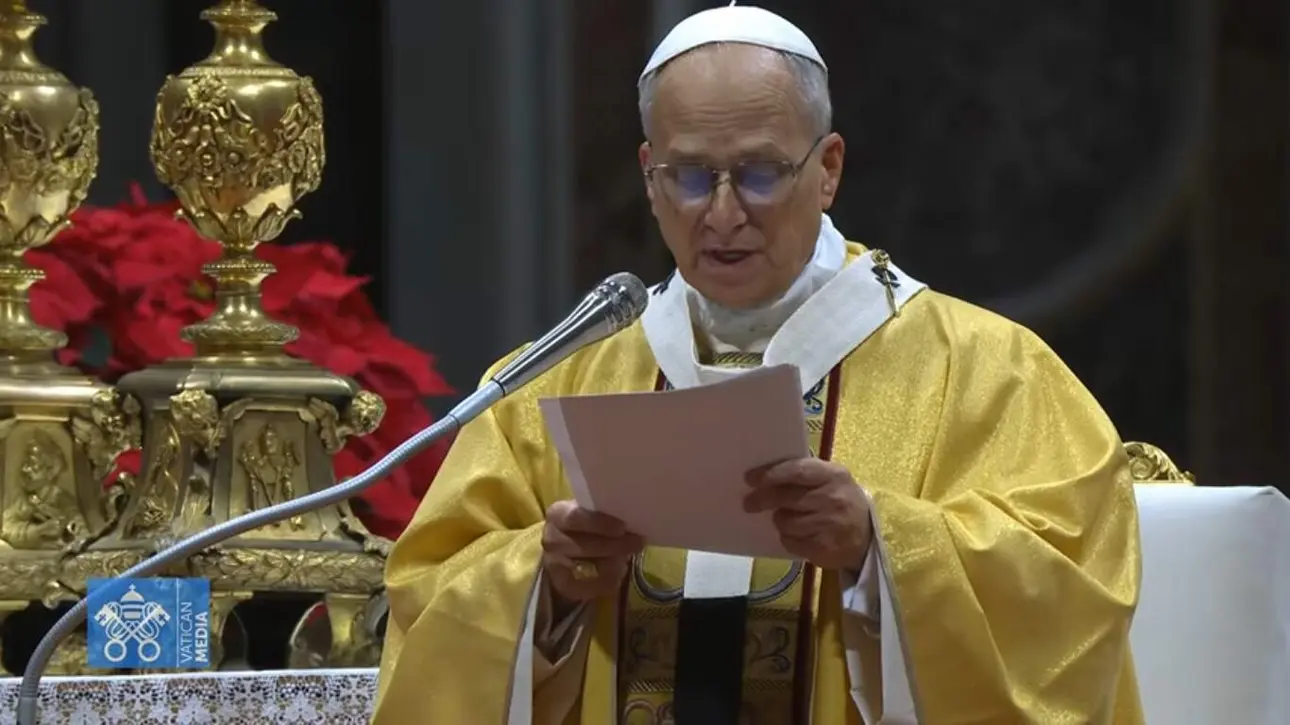 Papa Leão XIV celebra o primeiro Natal da paz no Vaticano