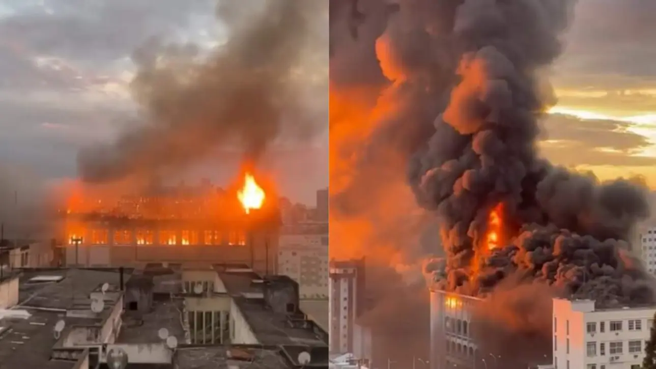 Incêndio no Colégio Marista Santa Maria mobiliza cidade com 120 anos de história