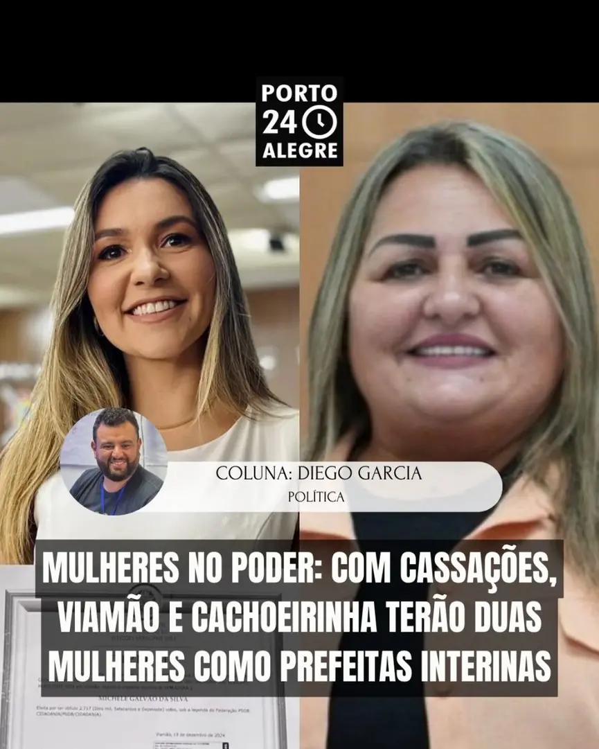 Viamão e Cachoeirinha com prefeitas interinas após cassações