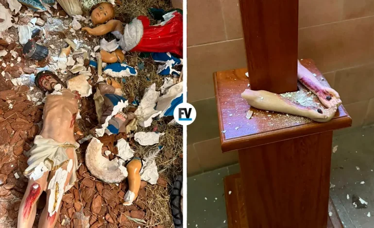 Igreja Matriz de Encantado Sofre Série de Atos de Vandalismo em Poucos Dias