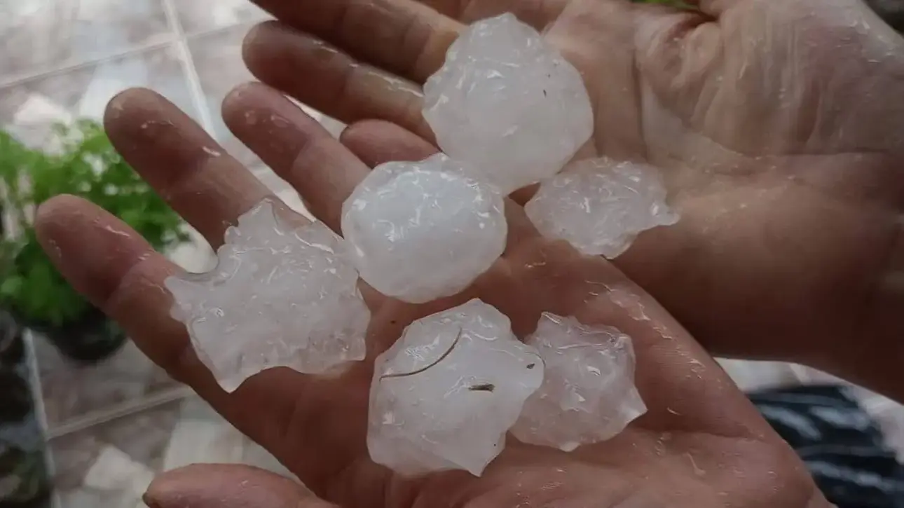 Temporal com granizo e vento forte atinge Venâncio Aires e outras regiões do RS