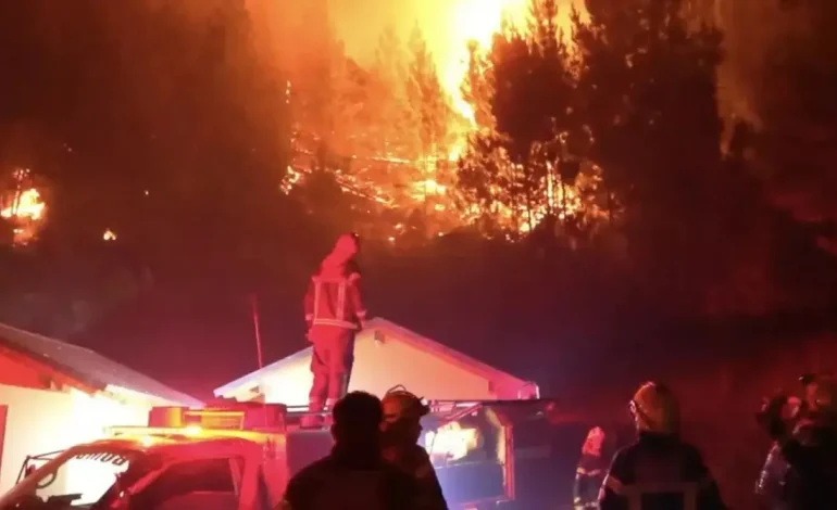 Incêndio na Patagônia argentina consome vasta área de mata nativa
