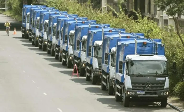 Canoas renova frota de coleta de lixo com 12 caminhões modernos