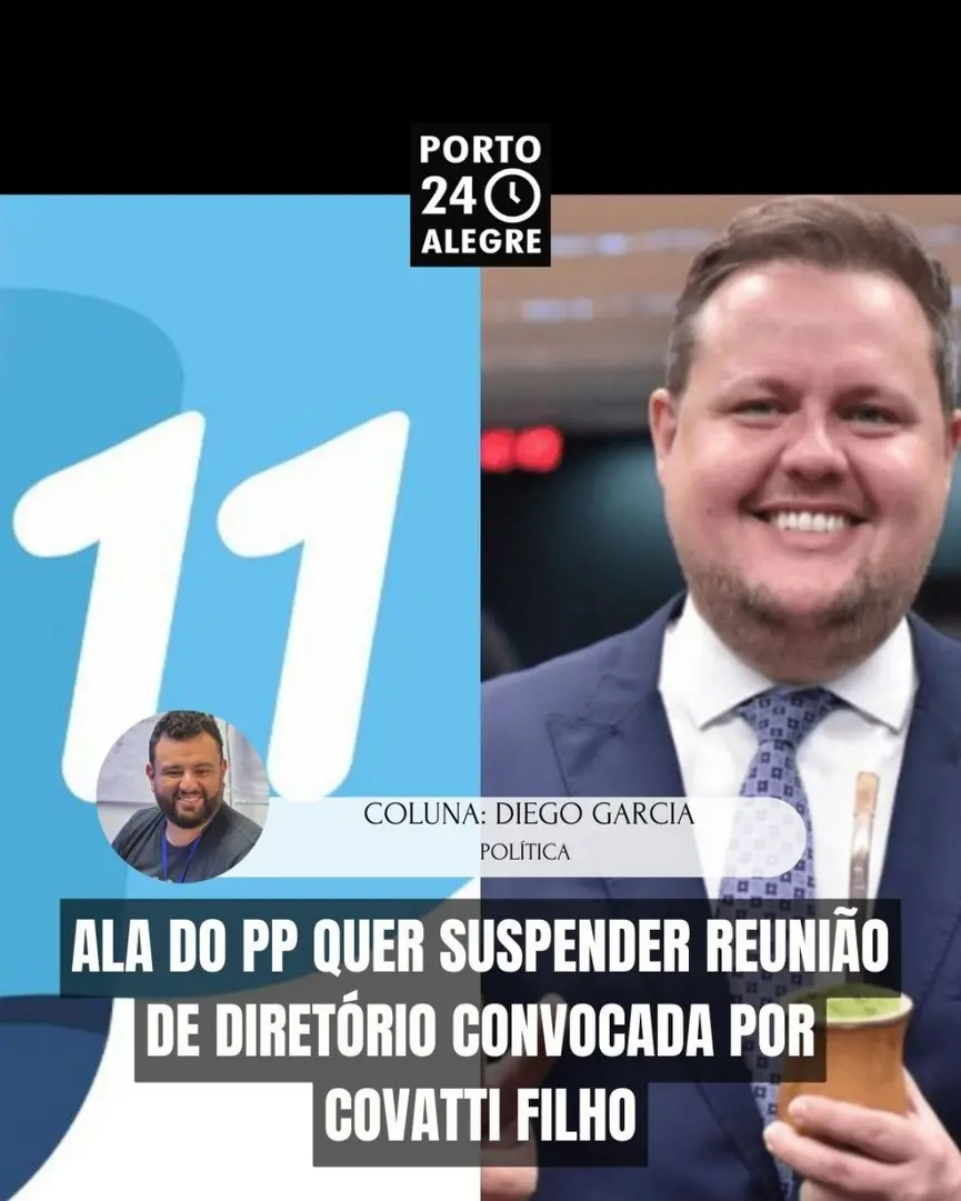 Ala do PP gaúcho boicota reunião e pede diálogo sobre eleições de 2026
