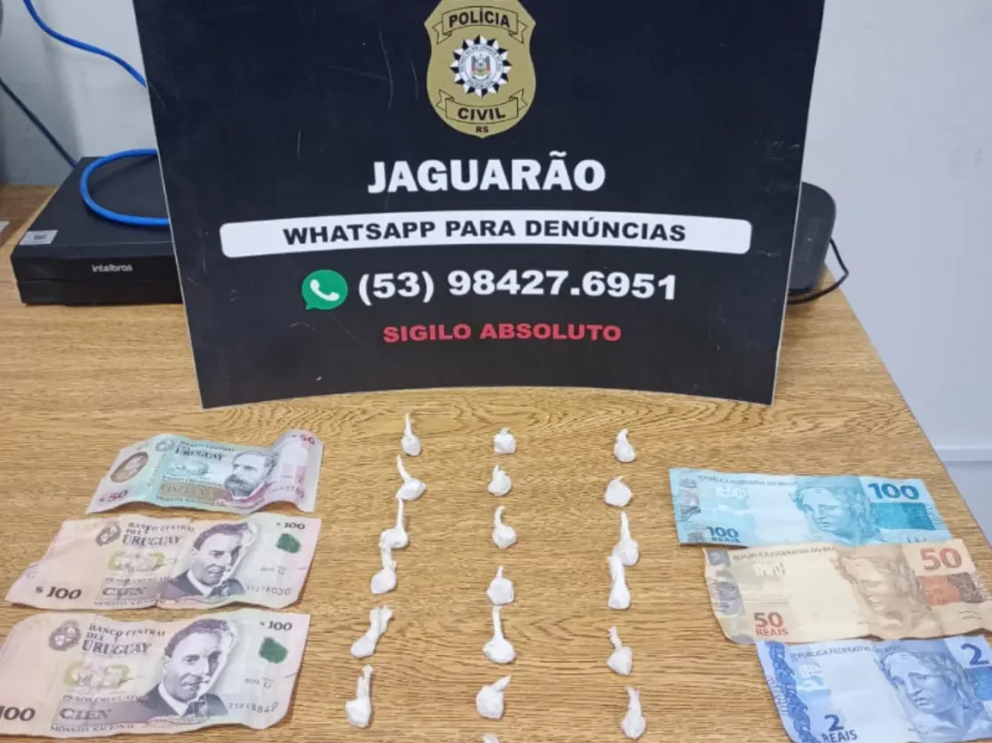 Idosa de 75 anos é presa pela segunda vez por tráfico de drogas em Jaguarão