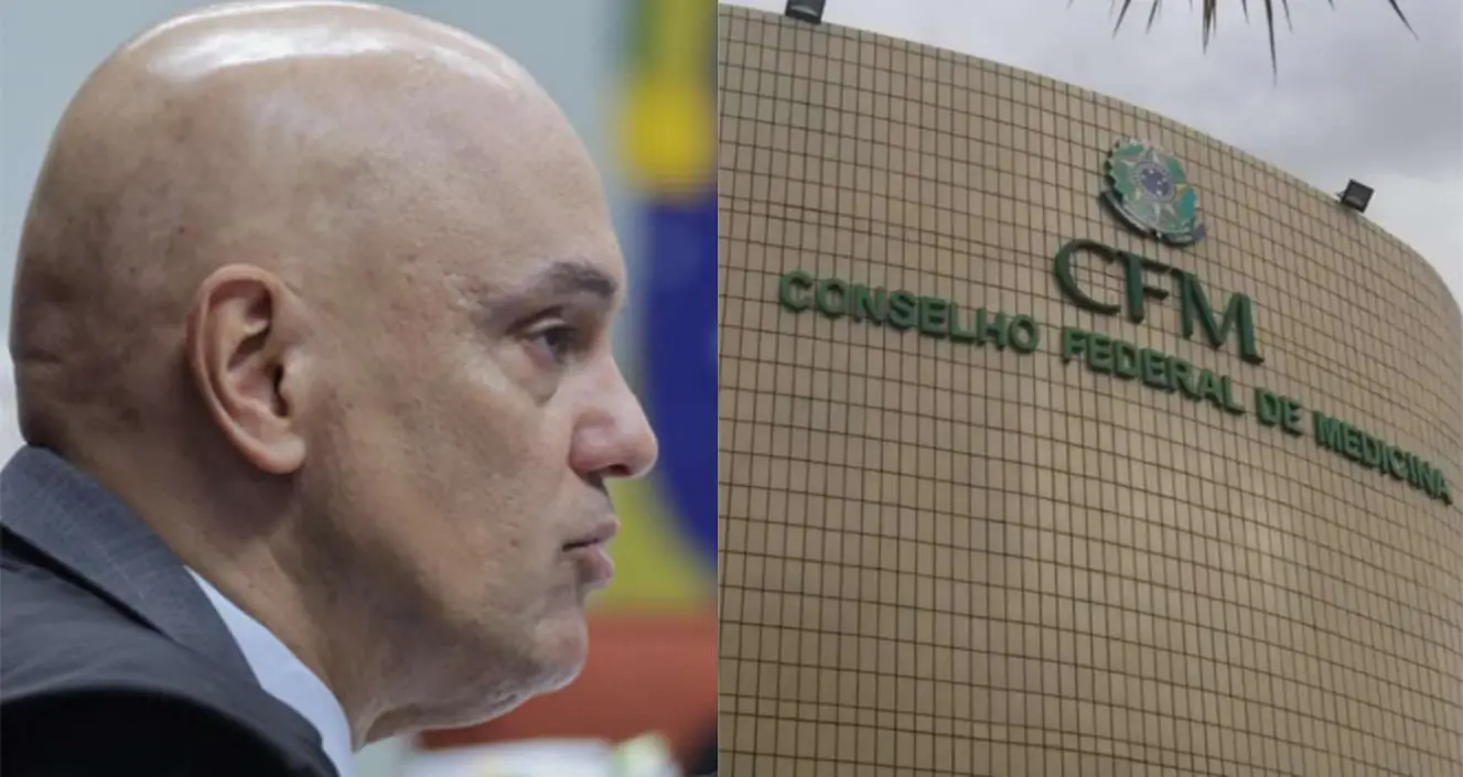 Moraes determina PF e age contra Conselho de Medicina por nota sobre Bolsonaro