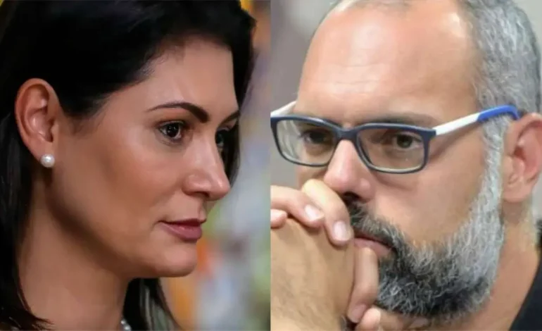 Michelle Bolsonaro rebate críticas de jornalista Allan dos Santos