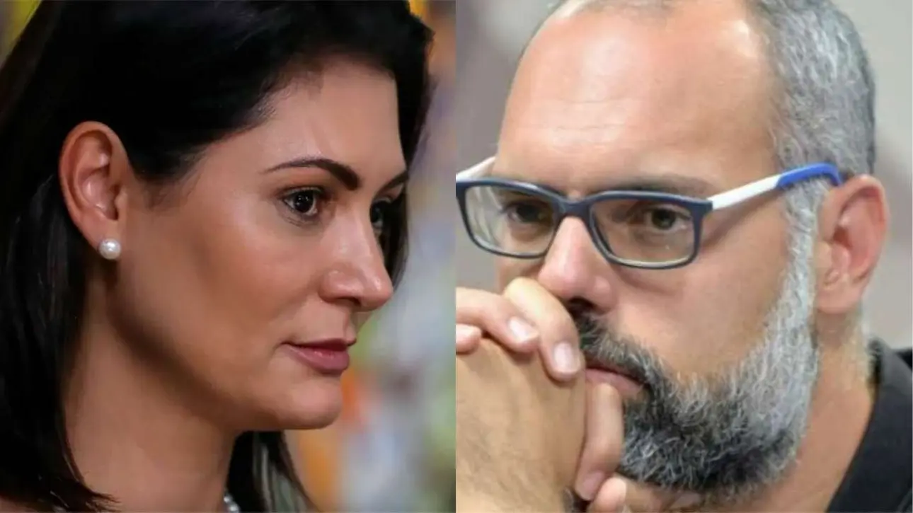 Michelle Bolsonaro rebate críticas de jornalista Allan dos Santos