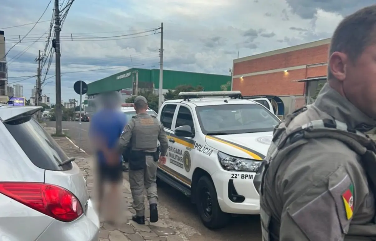Brigada Militar prende autor de roubo em estabelecimento comercial em Lajeado