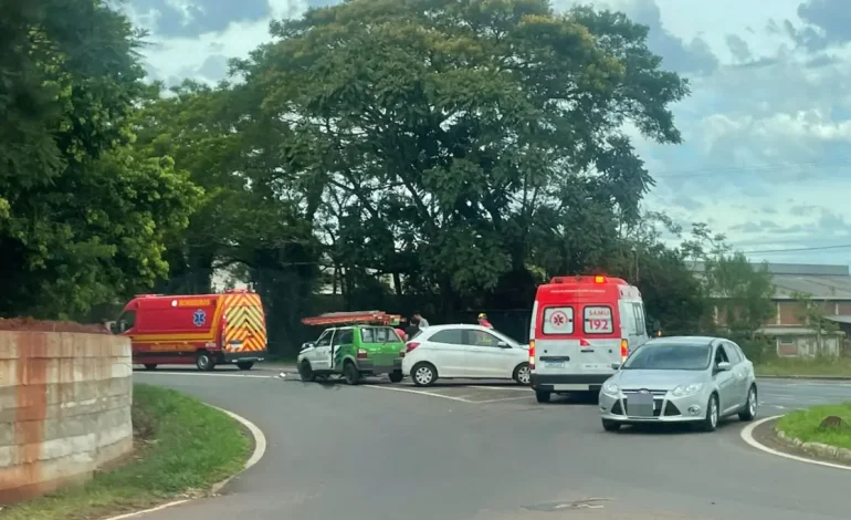 Acidente na ERS-128 em Teutônia deixa duas pessoas feridas
