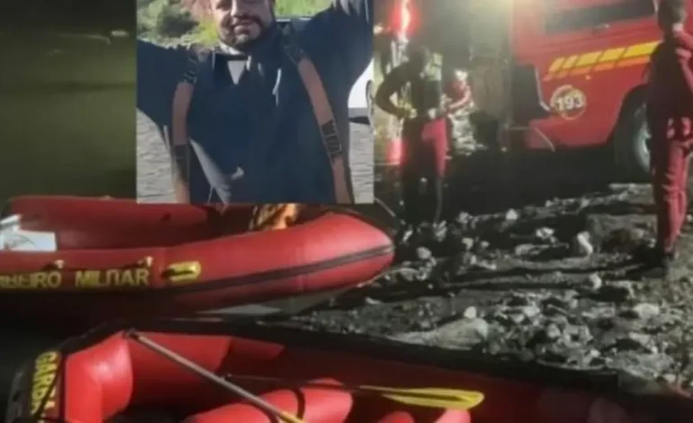 Corpo é encontrado no Rio Taquari após homem cair de balsa na Serra Gaúcha