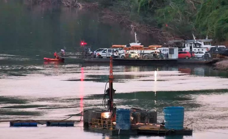 Homem pula de balsa e desaparece no Rio Taquari em Santa Tereza