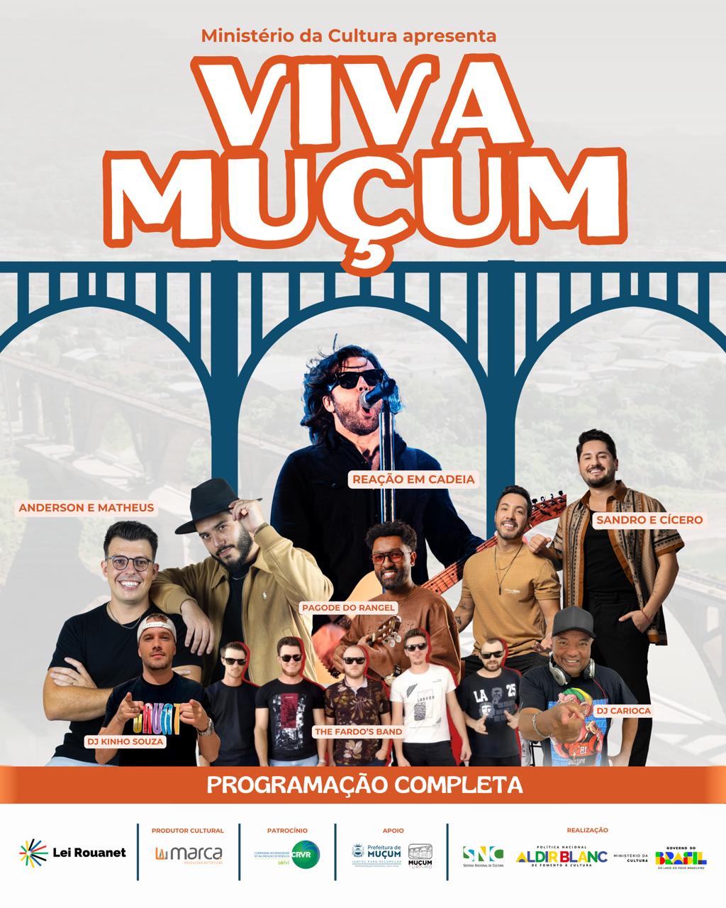 Viva Muçum terá três shows nacionais e programação diversificada em três dias