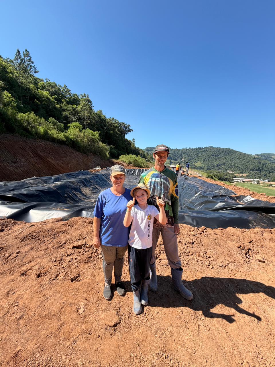 Com incentivo da Secretaria de Agricultura, suinocultor investe em quatro lagoas de decantação