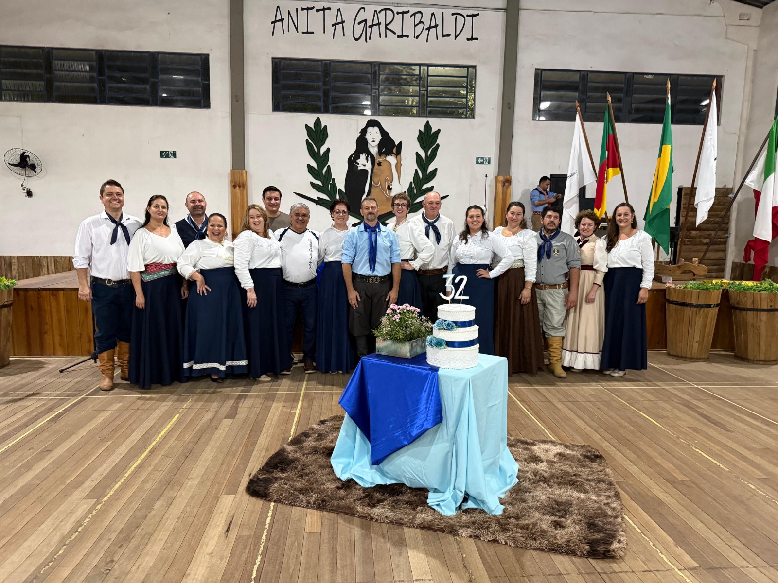 GAN Anita Garibaldi celebra 32 anos e empossa nova patronagem