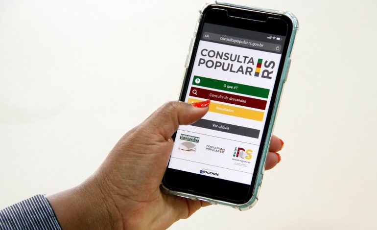 Estado abre prazo para envio de propostas da Consulta Popular Participação inicia nesta segunda-feira e segue até 17 de maio
