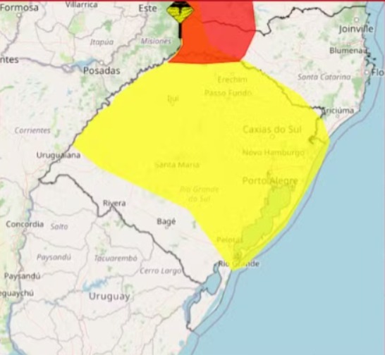 Ciclone e frente fria aumentam instabilidade e reforçam chuva no RS nesta semana
