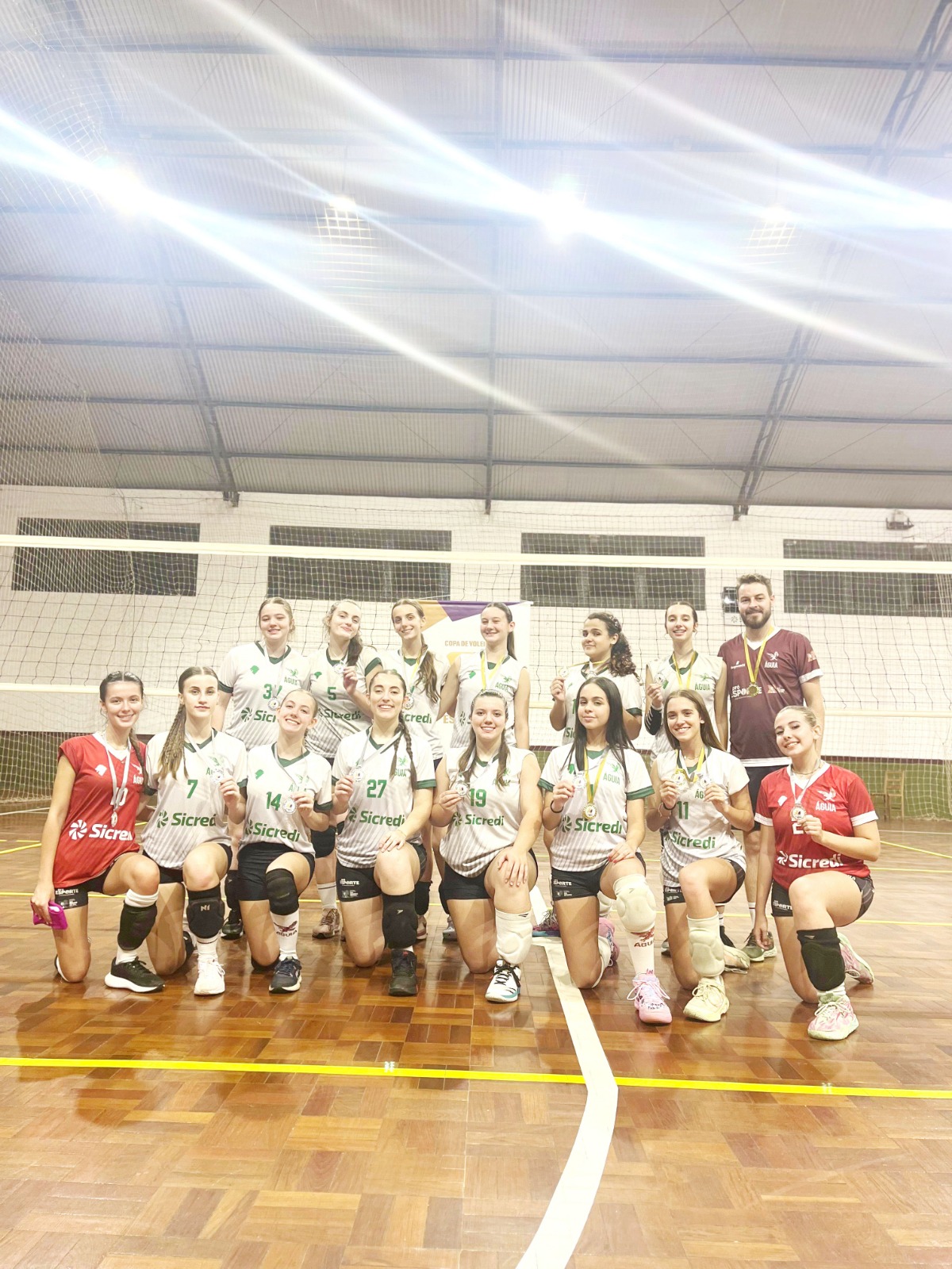 Águia sedia etapa da Liga Gaúcha de Vôlei e promove torneio no fim de semana em Encantado