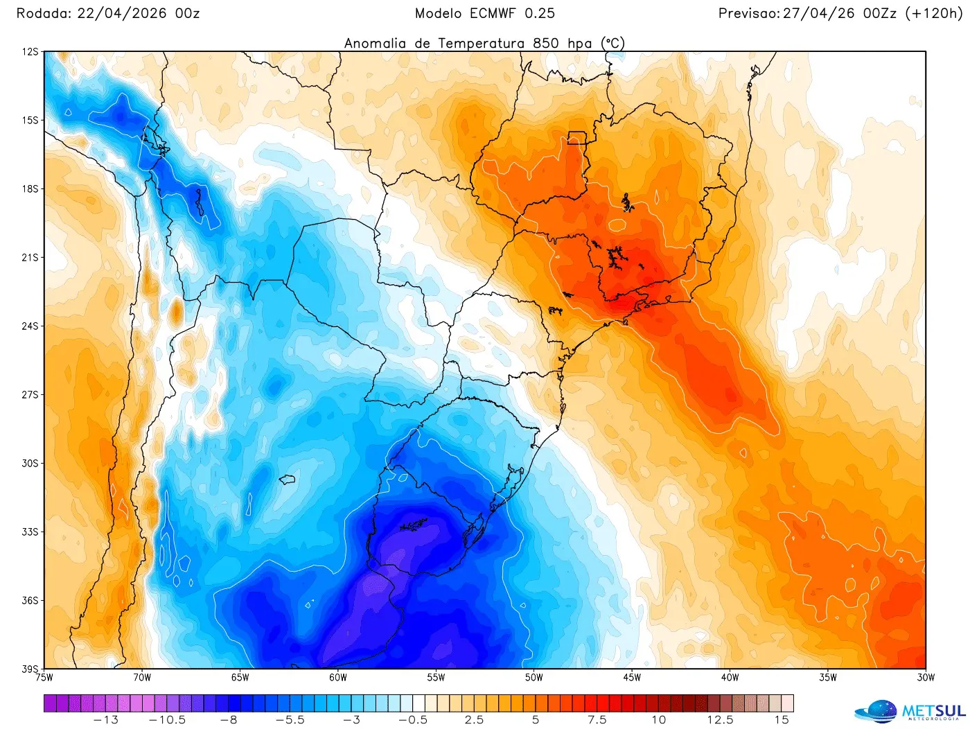 Massa de ar frio traz primeiro clima de inverno ao Rio Grande do Sul