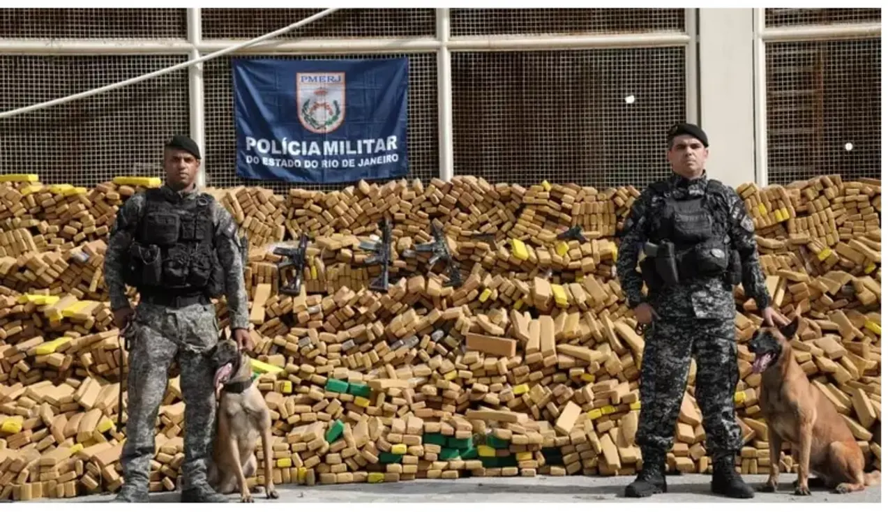 Operação histórica: 48 toneladas de maconha são apreendidas em bunker