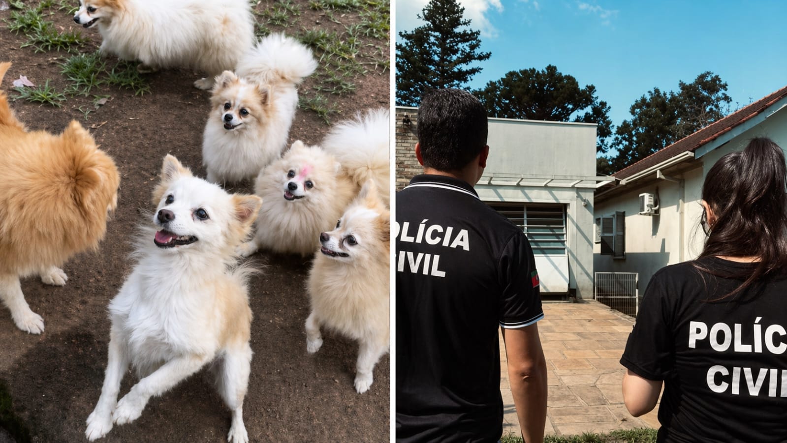 Canil com mais de 200 cães e gatos de raça é interditado no RS; responsáveis são presos por maus-tratos