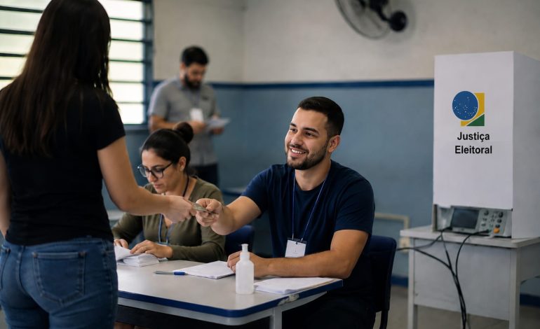 Eleitores já podem se inscrever para atuar como mesários voluntários em 2026