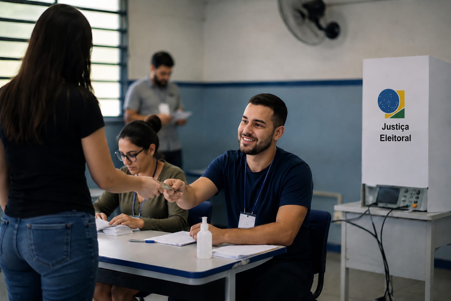 Eleitores já podem se inscrever para atuar como mesários voluntários em 2026