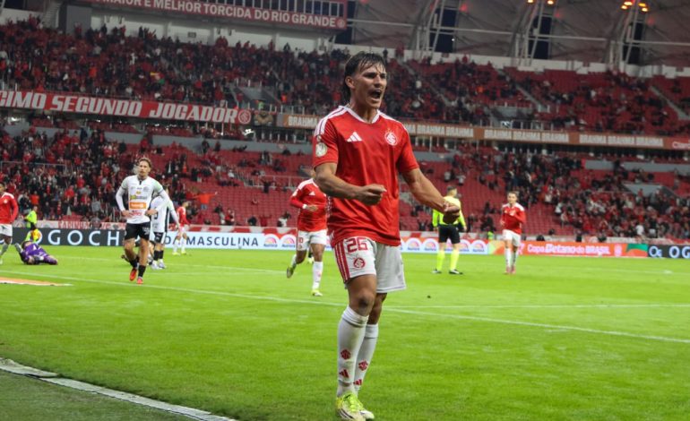 Bernabei decide, Inter vence o Athletic novamente e avança às oitavas da Copa do Brasil