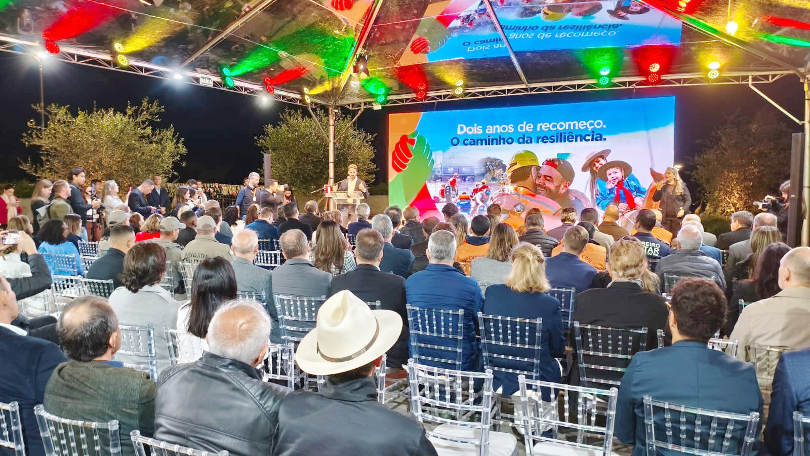 Governo do Estado realiza evento em memória das vítimas das enchentes no Cristo Protetor