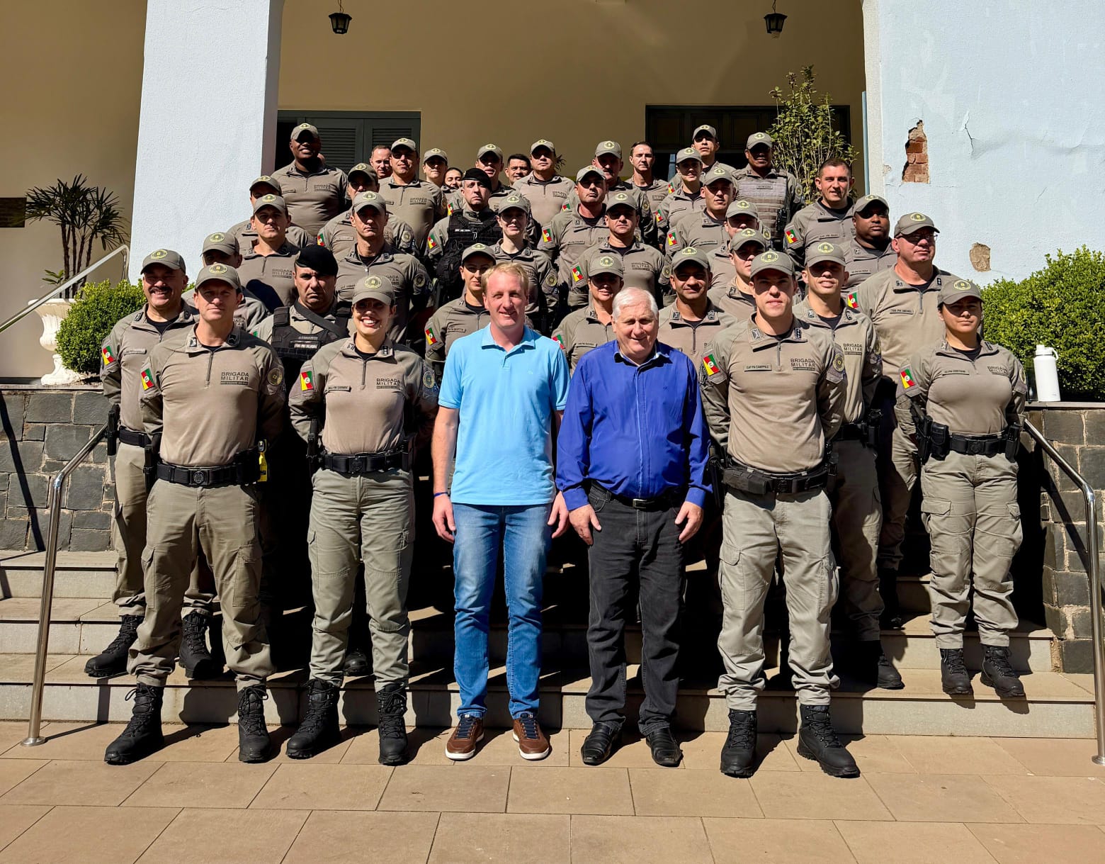Relvado sedia reunião técnico-operacional da Brigada Militar