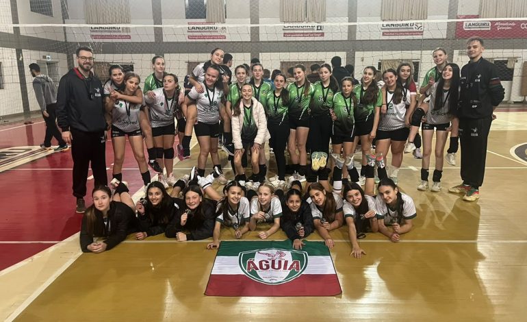 Águia Voleibol, de Encantado, conquista seis pódios em três competições