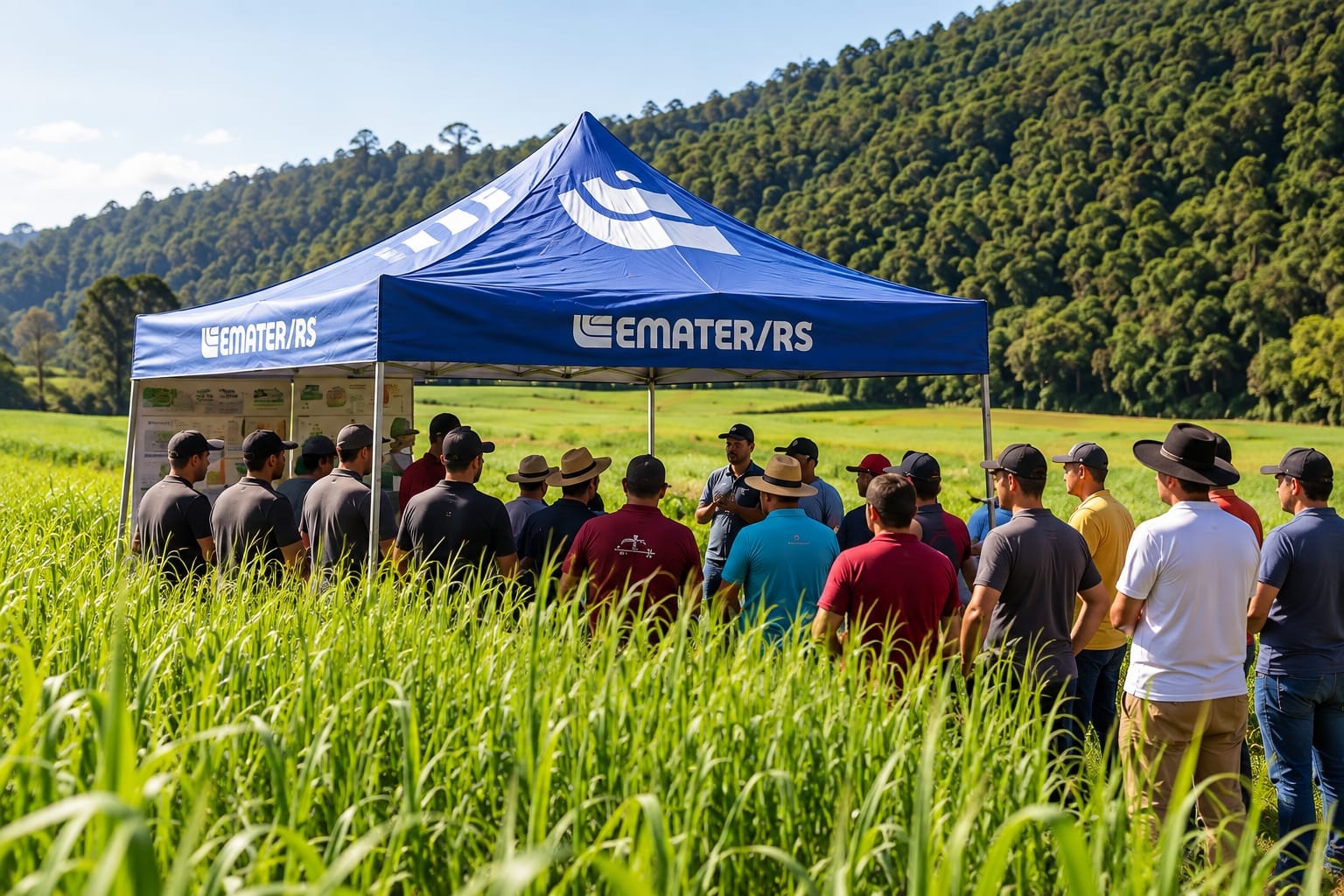 Dia de Campo reúne produtores para troca de conhecimentos em Encantado