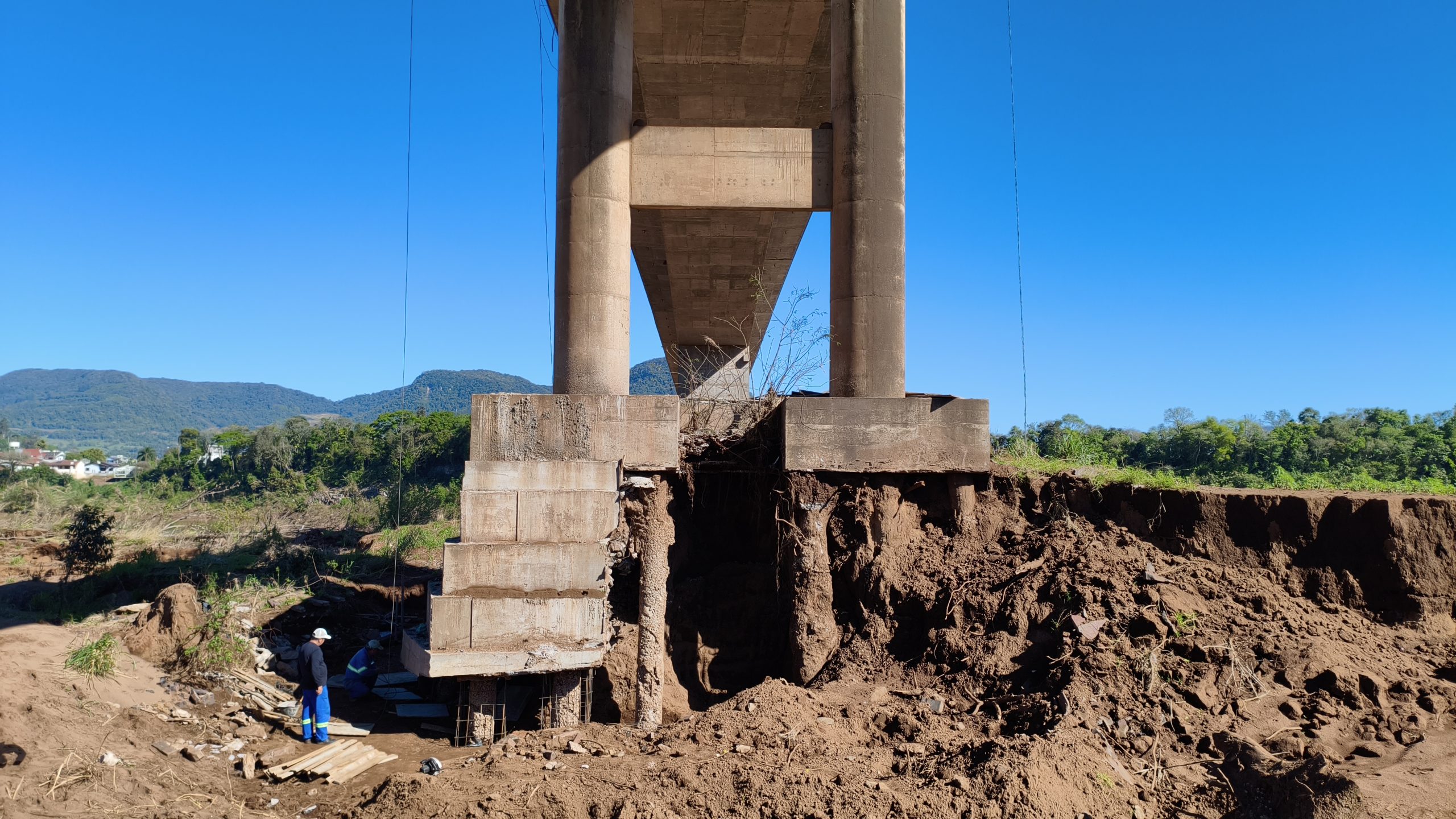 Inspeção do Daer identifica necessidade de intervenção na Ponte entre Roca Sales e Encantado
