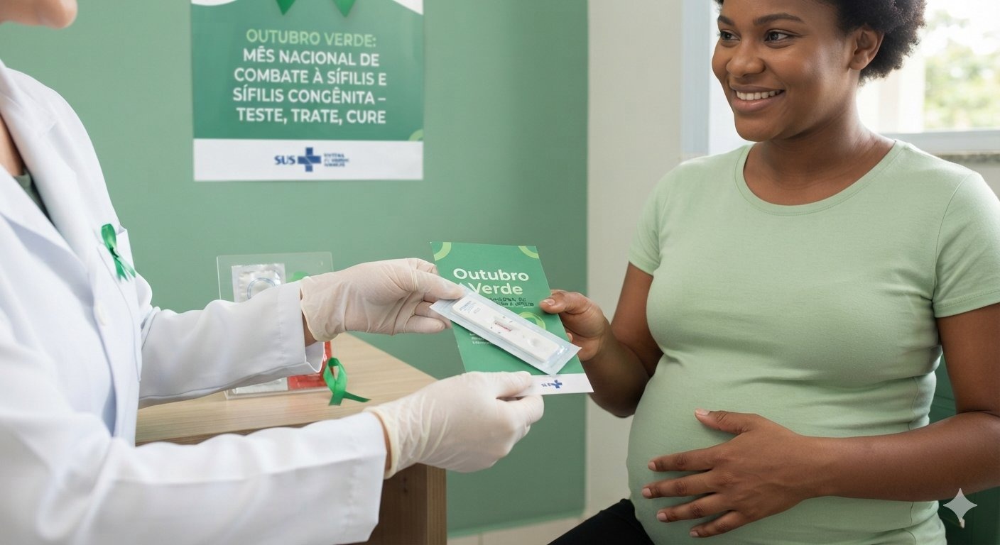 Outubro Verde: A urgência do diagnóstico precoce e do combate à sífilis congênita na saúde pública