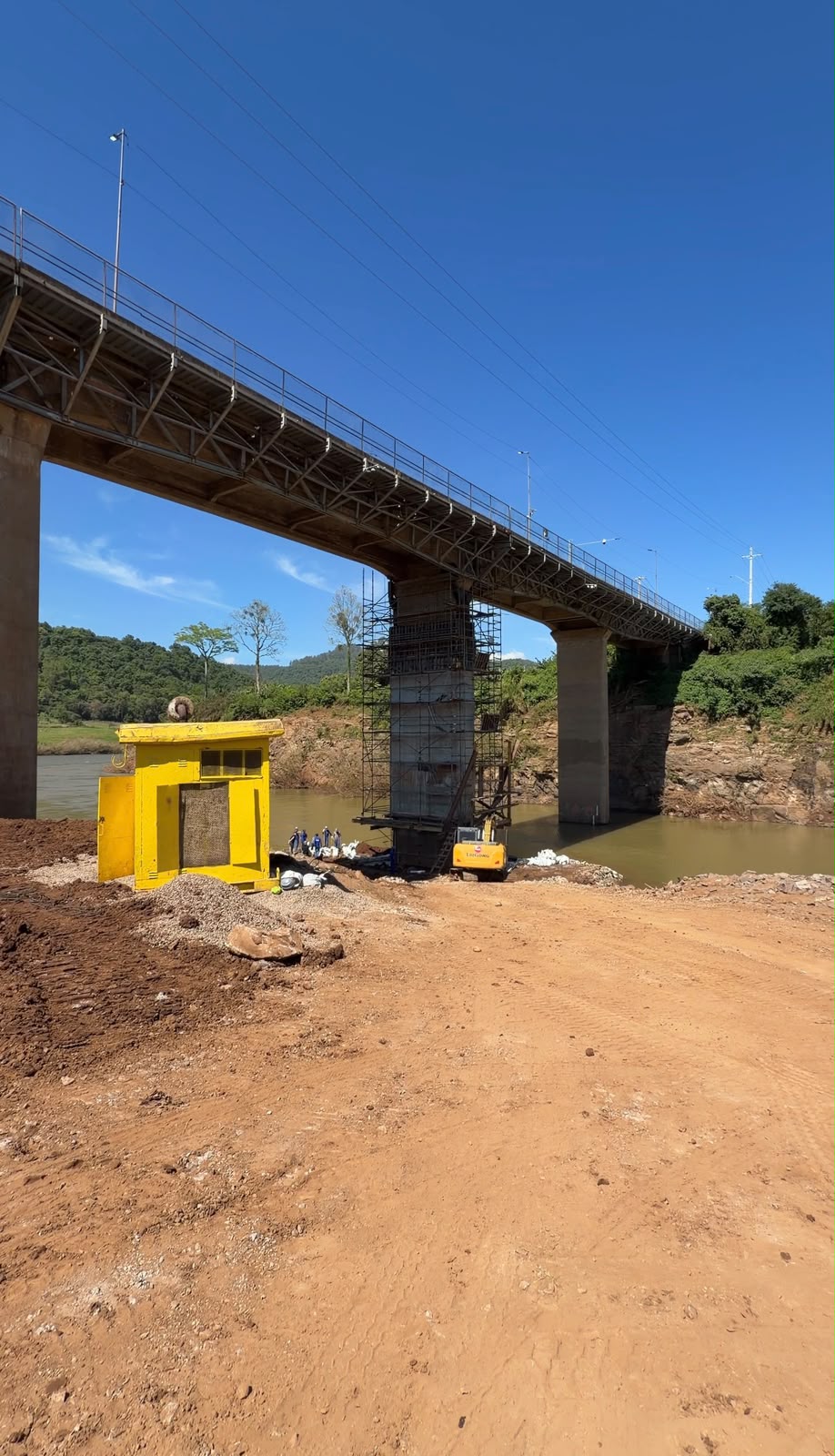 Ponte entre Encantado e Muçum tem liberação total prevista para o início da próxima semana